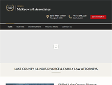 Tablet Screenshot of mckeownlaw.net